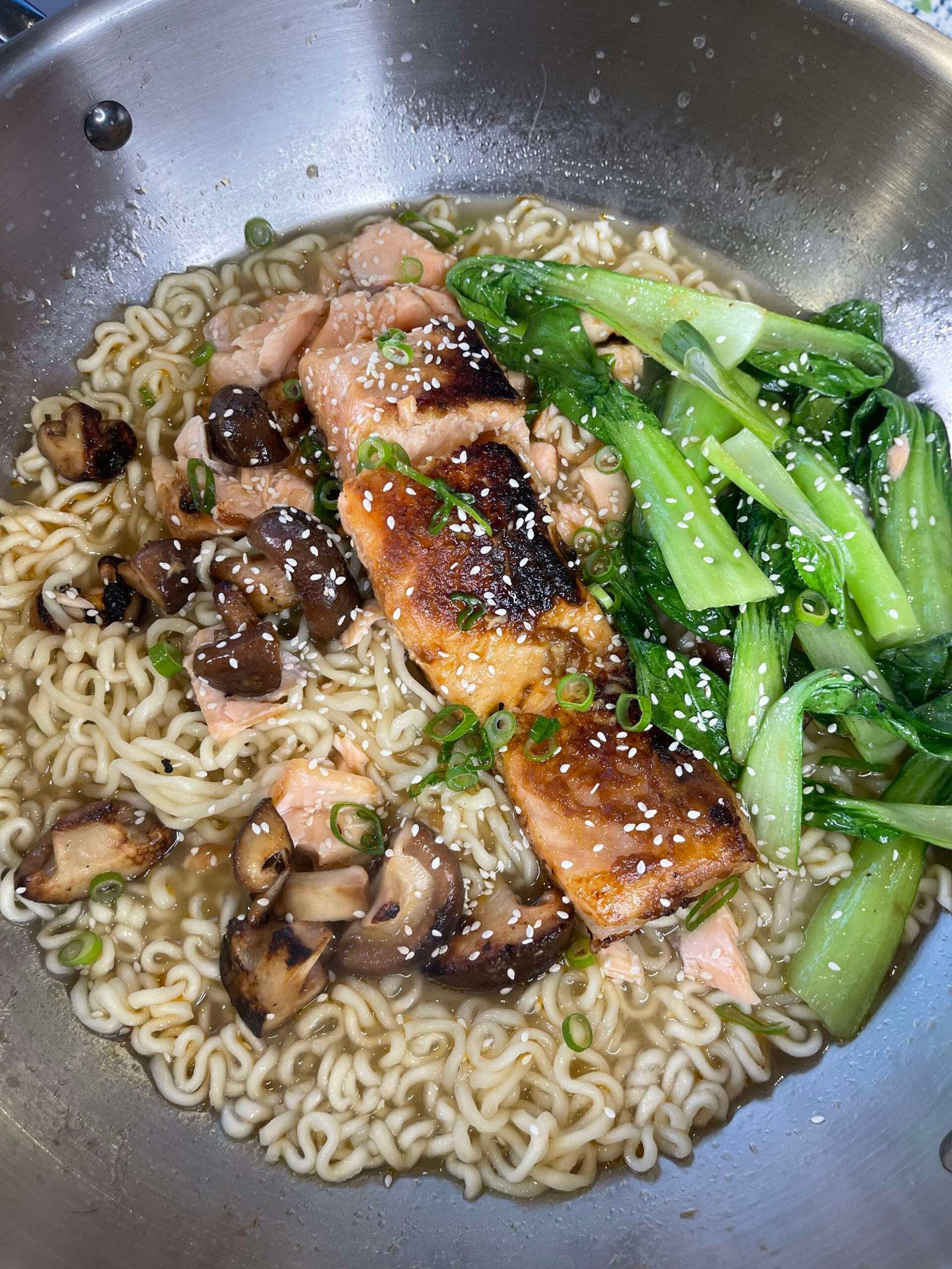 Easy Miso Salmon Ramen