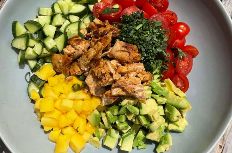 Easy Mango, Chicken & Avocado Salad