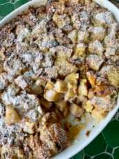 Apple Pie Panettone Pudding