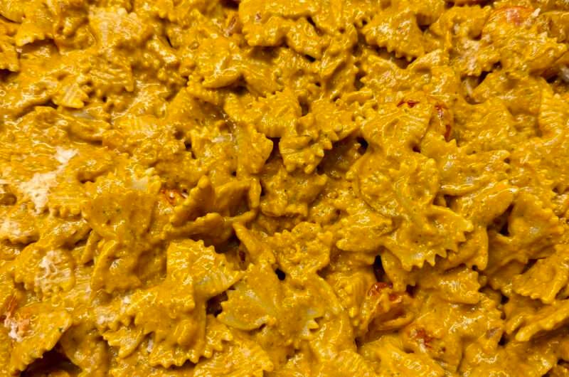 Roast Capsicum and Basil Pasta