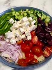 Greek Orzo Salad with Honey Dijon Dressing (risoni)