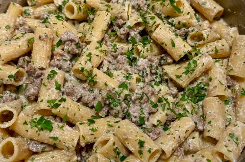 Lemon & Ricotta Sausage Pasta