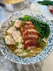 Roast Duck Wonton Noodle Soup